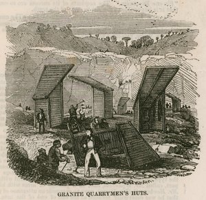 Granitt Quarrymens hytter, Rubislaw, Aberdeen av English School