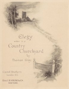 Grays elegi: Tittelside (lito) av English School