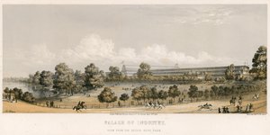 Flott utstilling, 1851, Fra broen, Hyde Park av English School