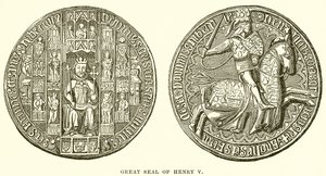 Great Seal of Henry V av English School