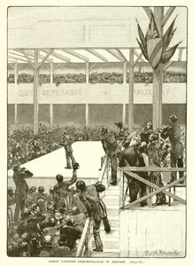 Stor unionistdemonstrasjon i Belfast, 1890 av English School