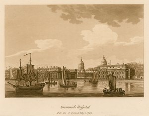 Greenwich sykehus, London av English School