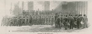 Greenwich Royal Hospital skoler; marsjerte til spisesalen av English School