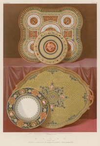 Gruppe aus der Königlichen Porzellanmanufaktur, Kopenhagen von English School