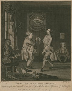 Voksne herrer lærte å danse av English School