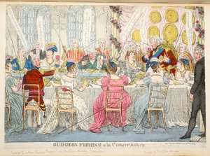 Gudgeon Fishing a la Conservatory, pub. 1811 av English School