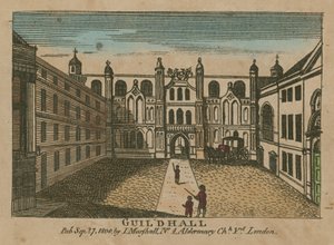 Guildhall, London av English School