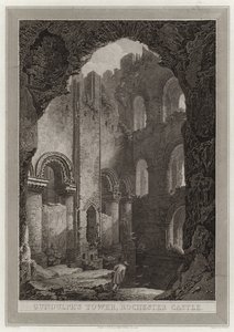 Gundulphs Tower, Rochester Castle av English School