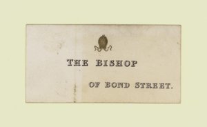 Våpenmaker, William Bishop, handelskort av English School