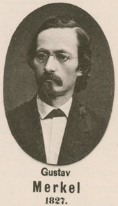 Gustav Merkel (gravering) av English School