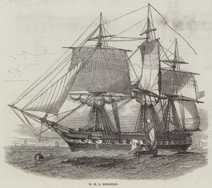 HMS Maeander (gravering) av English School