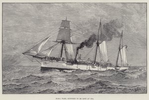 HMS Wasp, ment å gå tapt på sjøen (gravering) av English School