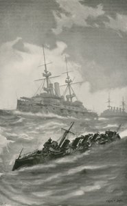 H. M. S. Mars, Terrible og Dragon Cruising i Den engelske kanal av English School