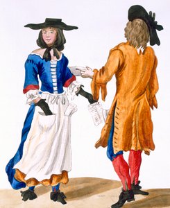 Vaner til Ballad Singers, ca. 1675 av English School