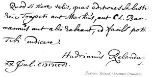 Hadrian Reland, (lært orientaliso) av English School