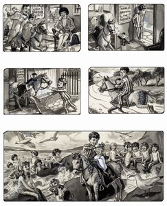 Klipp av hår av English School