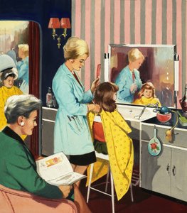 Friseur von English School