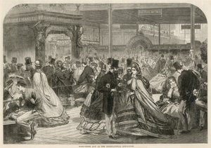 Halvkronedag på den internasjonale utstillingen 1862 av English School