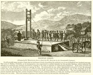 Halifax Gibbet av English School