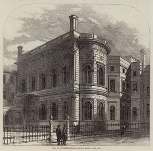 Hall of the Clothworkers' Company, Mincing-Lane, City (gravering) av English School