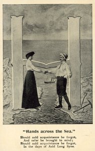 Hands Across The Sea (litho) av English School
