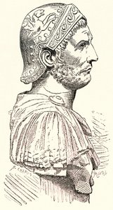 Hannibal, illustrasjon fra History of Rome av Victor Duruy, utgitt 1884 (digitalt forbedret bilde) av English School