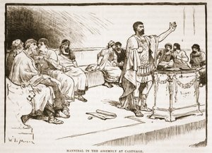 Hannibal i forsamlingen i Kartago av English School