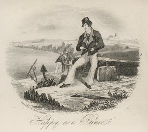 Glücklich wie ein Prinz, Matrose an einem Kai von English School