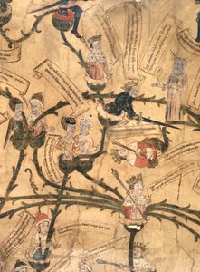 Harley 7353. Henry IV (1367-1413) kutter slektstreet av English School