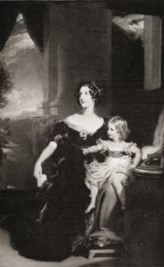 Harriet hertuginne av Sutherland (1806-68) av English School