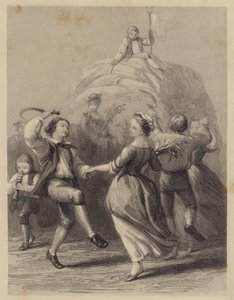 Harvest Dance (gravering) av English School