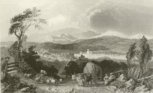 Harvest Scene i New Hampshire av English School