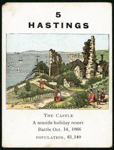 Hastings (farge litho) av English School