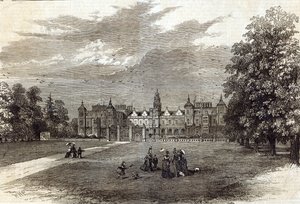 Hatfield House, setet til markisen av Salisbury, fra 