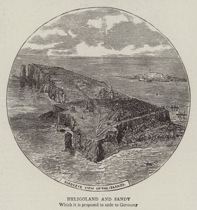 Helgoland og Sandy (gravering) av English School