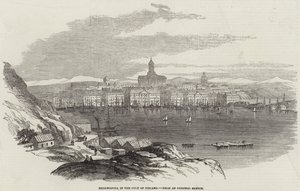 Helsingfors, i Finskebukta (gravering) av English School