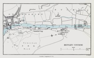 Henley Course (farget gravering) av English School