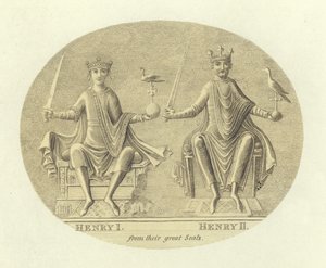 Henri I og Henry II, konger av England av English School