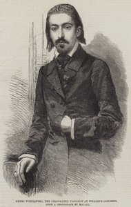 Henri Wieniawski, den berømte fiolinisten ved Julliens konserter (gravering) av English School
