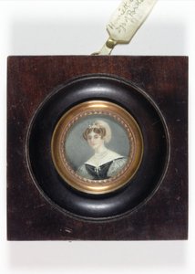 Henrietta Scott, marsjoninne av Titchfield, senere hertuginne av Portland (emalje) av English School