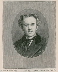 Henry Arthur Jones, dramatiker, 19 år av English School