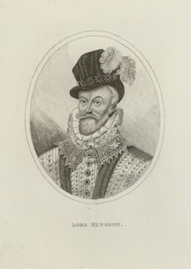 Henry Carey, Lord Hunsdon (gravering) av English School