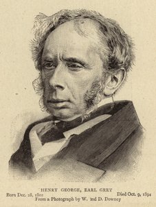 Henry George, Earl Grey (gravering) av English School