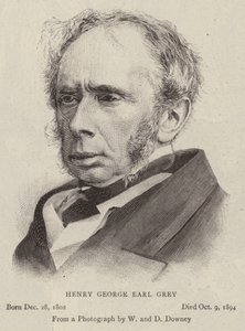 Henry George Earl Gray (gravering) av English School