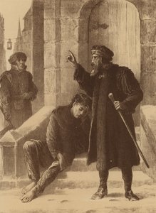 Henry Heath, «Å ta ham for å være butikktyv avgjørende» (litografi) av English School