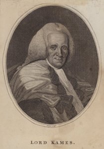 Henry Home, Lord Kames, skotsk advokat, dommer, filosof og rettshistoriker (gravering) av English School