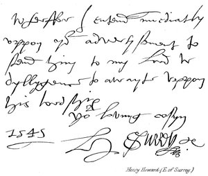 Henry Howard (E of Surrey) av English School