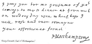 Henry Howard (jarl av Northampton) av English School