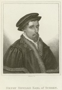 Henry Howard, jarl av Surrey (gravering) av English School