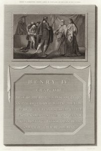 Henry IV forplikter prins James av Skottland, til omsorg for lærerne hans av English School